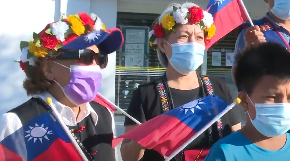 賓朗部落卑南民眾 齊唱國歌一同歡慶雙十